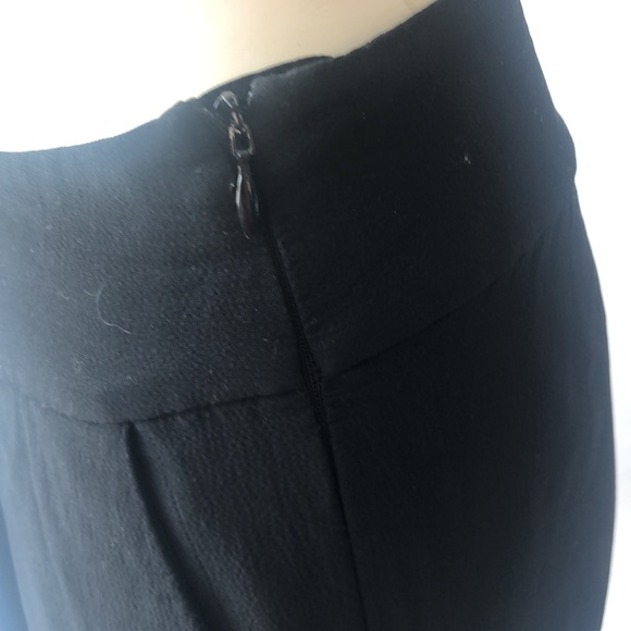Eileen Fisher Pleated Black Effortless Pants - Picture 3 of 8